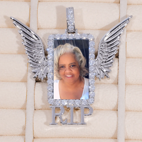 RIP WING 3D CUSTOM PICTURE PENDANT