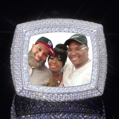 3D CUSTOM PICTURE ICED RING