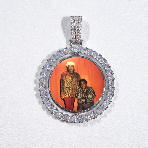 3D Spinning 2-Faced Custom Picture Pendant