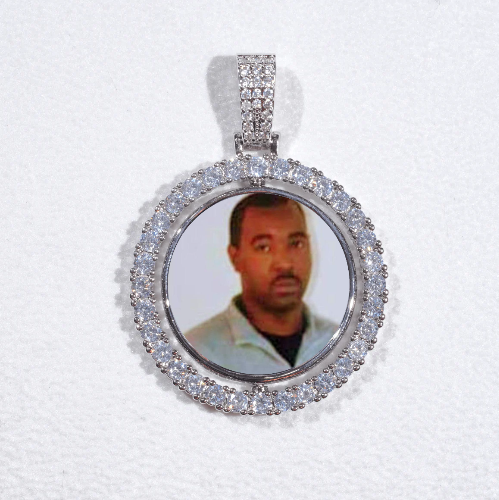 3D Spinning 2-Faced Custom Picture Pendant