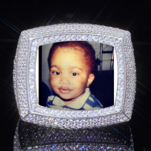 3D CUSTOM PICTURE ICED RING