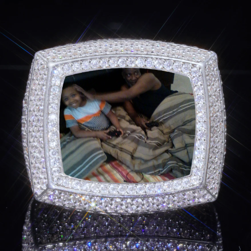 3D CUSTOM PICTURE ICED RING
