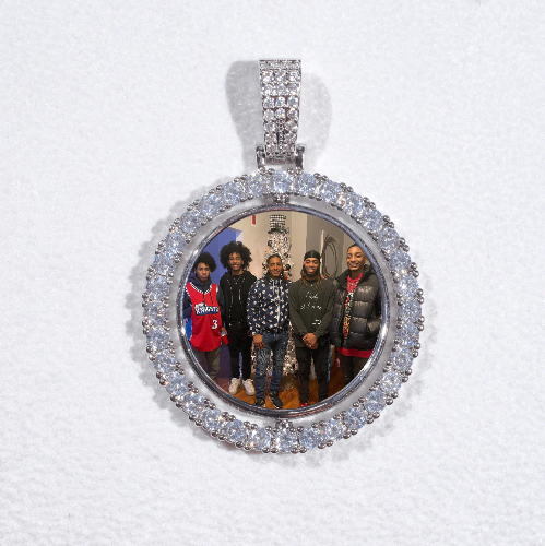 3D Spinning 2-Faced Custom Picture Pendant
