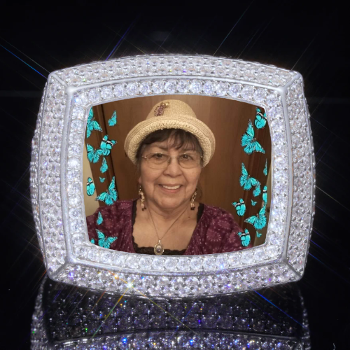 3D CUSTOM PICTURE ICED RING