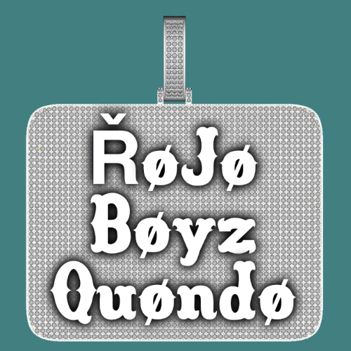 CUSTOM LETTER NECKLACE 3D BIG SQUARE