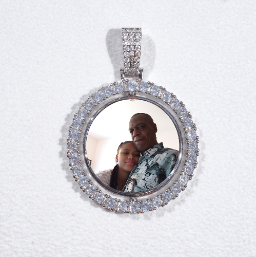 3D Spinning 2-Faced Custom Picture Pendant