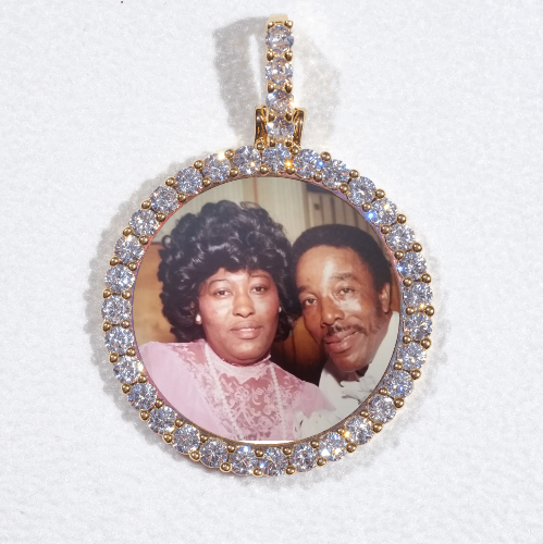 3D CIRCLE CUSTOM PICTURE PENDANT SMALL SIZE