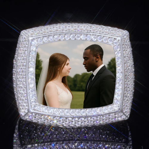 3D CUSTOM PICTURE ICED RING