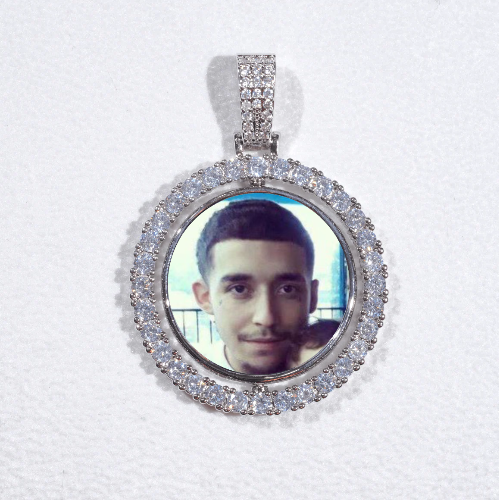 3D Spinning 2-Faced Custom Picture Pendant