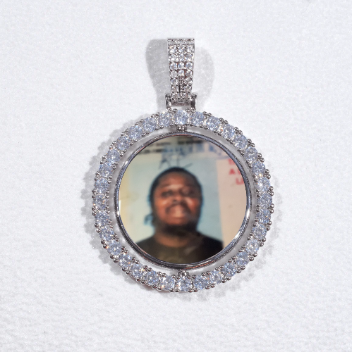 3D Spinning 2-Faced Custom Picture Pendant