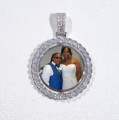 3D Spinning 2-Faced Custom Picture Pendant