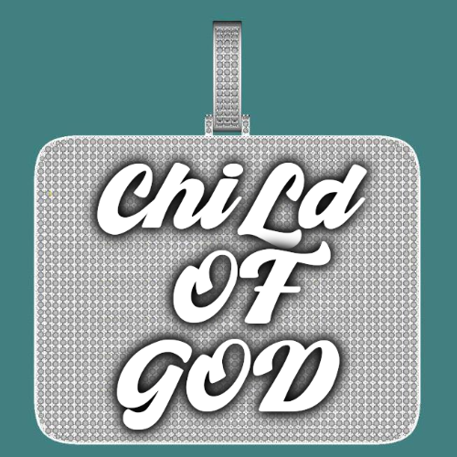 CUSTOM LETTER NECKLACE 3D BIG SQUARE