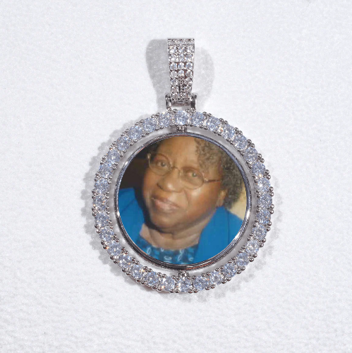 3D Spinning 2-Faced Custom Picture Pendant