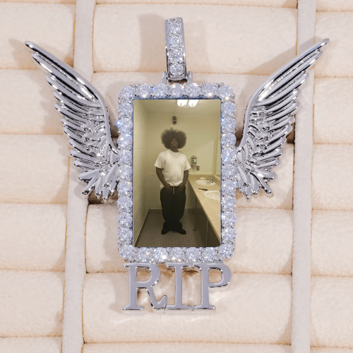 RIP WING 3D CUSTOM PICTURE PENDANT