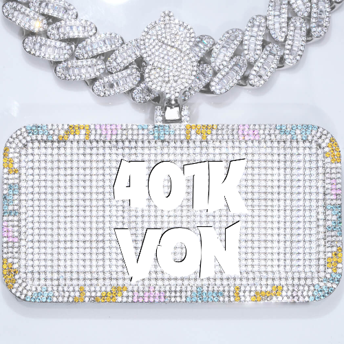 CUSTOM LETTER NECKLACE 3D COLORFUL SQUARE