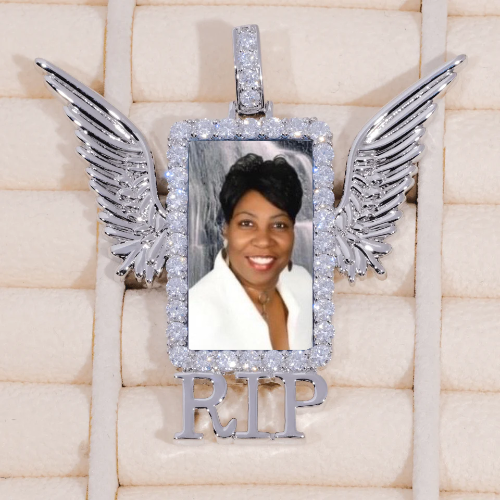 RIP WING 3D CUSTOM PICTURE PENDANT