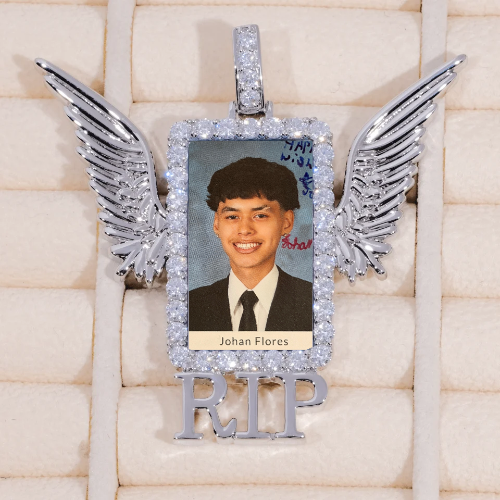 RIP WING 3D CUSTOM PICTURE PENDANT
