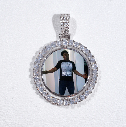 3D Spinning 2-Faced Custom Picture Pendant