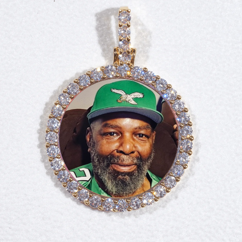 3D CIRCLE CUSTOM PICTURE PENDANT SMALL SIZE