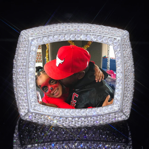 3D CUSTOM PICTURE ICED RING