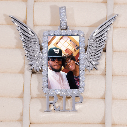 RIP WING 3D CUSTOM PICTURE PENDANT