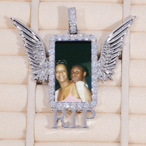 RIP WING 3D CUSTOM PICTURE PENDANT