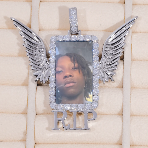 RIP WING 3D CUSTOM PICTURE PENDANT