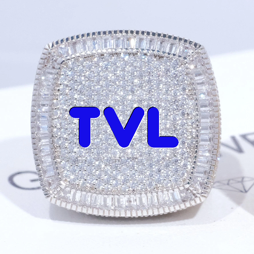 CUSTOM LETTER 3D ICED RING
