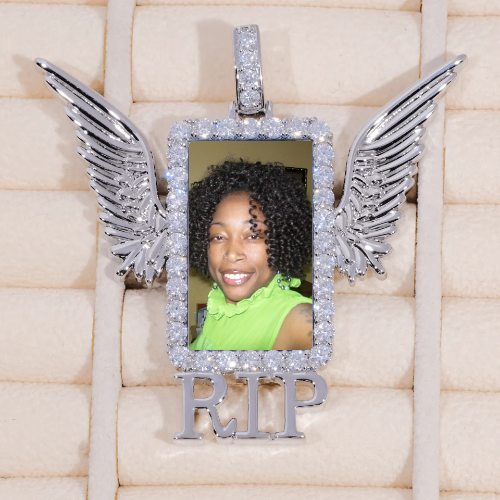 RIP WING 3D CUSTOM PICTURE PENDANT