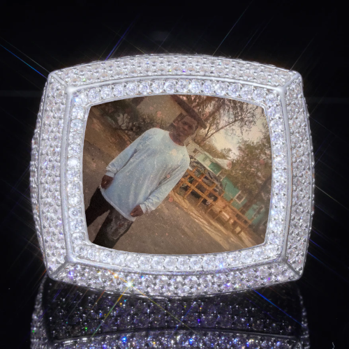 3D CUSTOM PICTURE ICED RING