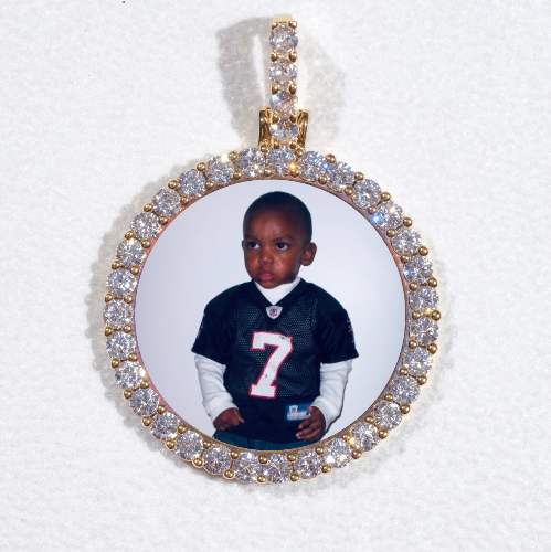 3D CIRCLE CUSTOM PICTURE PENDANT SMALL SIZE