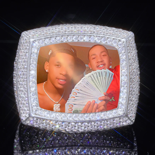 3D CUSTOM PICTURE ICED RING
