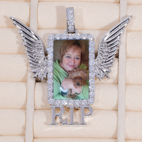RIP WING 3D CUSTOM PICTURE PENDANT