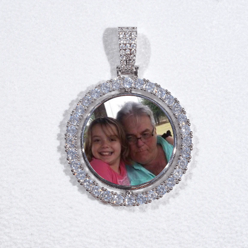3D Spinning 2-Faced Custom Picture Pendant
