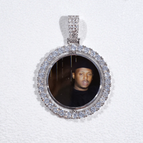 3D Spinning 2-Faced Custom Picture Pendant