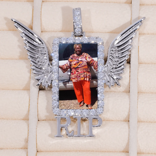 RIP WING 3D CUSTOM PICTURE PENDANT