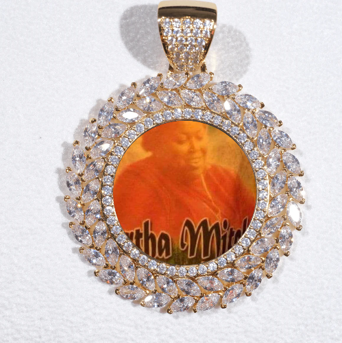 Large 3D Wheat Ear Custom Picture Pendant