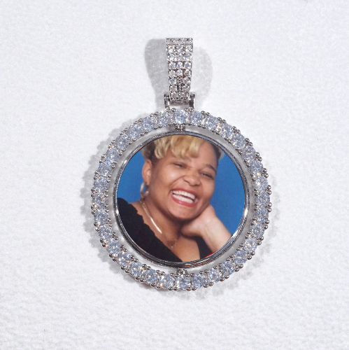 3D Spinning 2-Faced Custom Picture Pendant