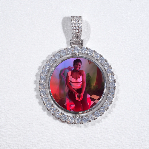 3D Spinning 2-Faced Custom Picture Pendant