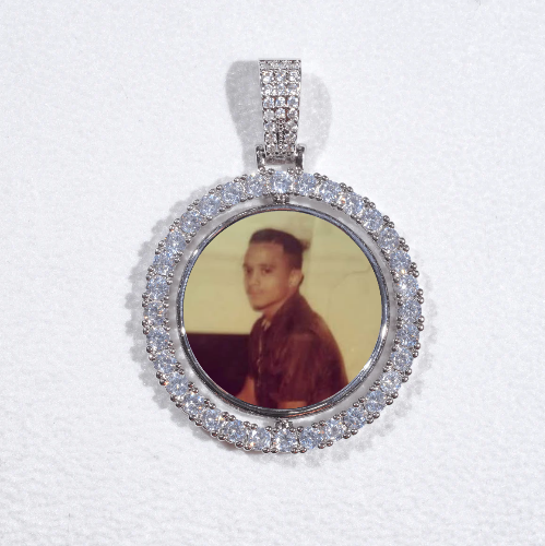 3D Spinning 2-Faced Custom Picture Pendant