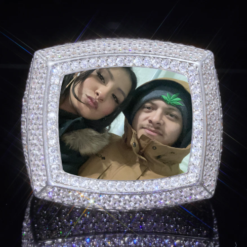 3D CUSTOM PICTURE ICED RING