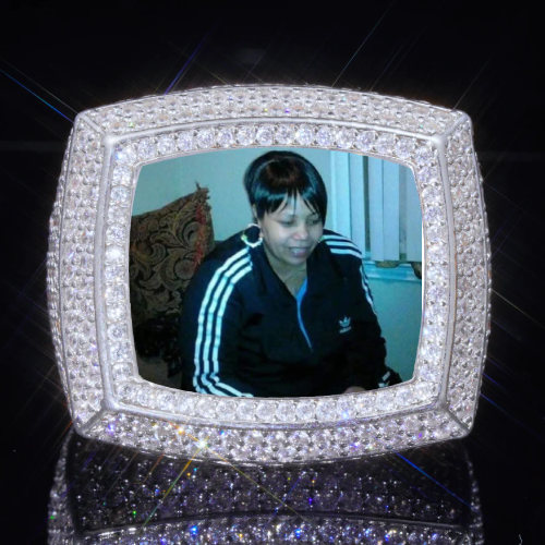 3D CUSTOM PICTURE ICED RING