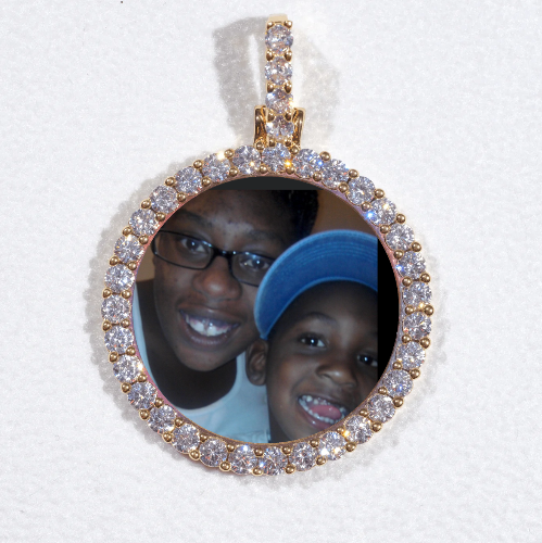 3D CIRCLE CUSTOM PICTURE PENDANT SMALL SIZE