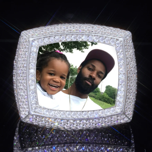 3D CUSTOM PICTURE ICED RING
