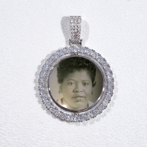 3D Spinning 2-Faced Custom Picture Pendant