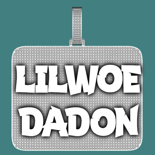 CUSTOM LETTER NECKLACE 3D BIG SQUARE