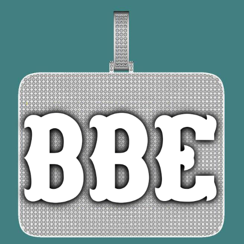 CUSTOM LETTER NECKLACE 3D BIG SQUARE