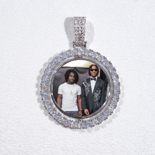 3D Spinning 2-Faced Custom Picture Pendant