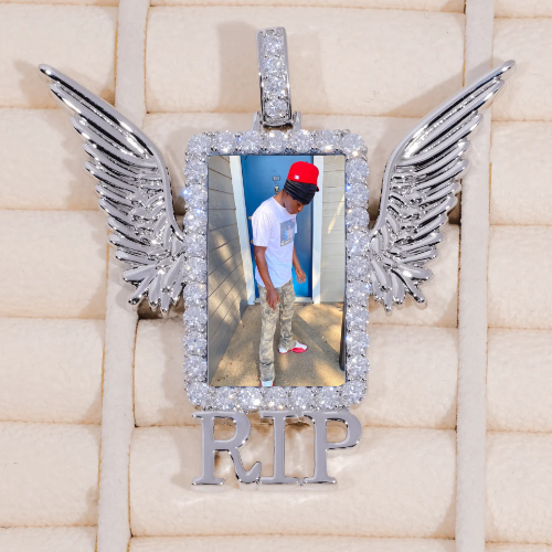 RIP WING 3D CUSTOM PICTURE PENDANT