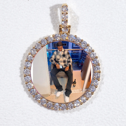 3D CIRCLE CUSTOM PICTURE PENDANT SMALL SIZE